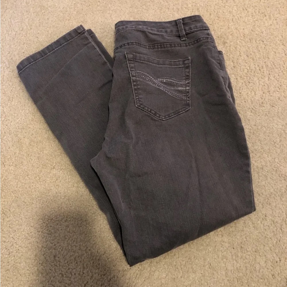 Laura Ashley Gray 5 Pocket Denim Jeans - Women’s 14P
